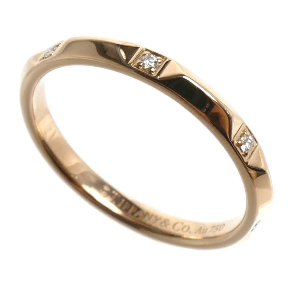 TIFFANY&Co. Tiffany 18KPG Pink Gold True Ring 67133927 2 3.8g Men's